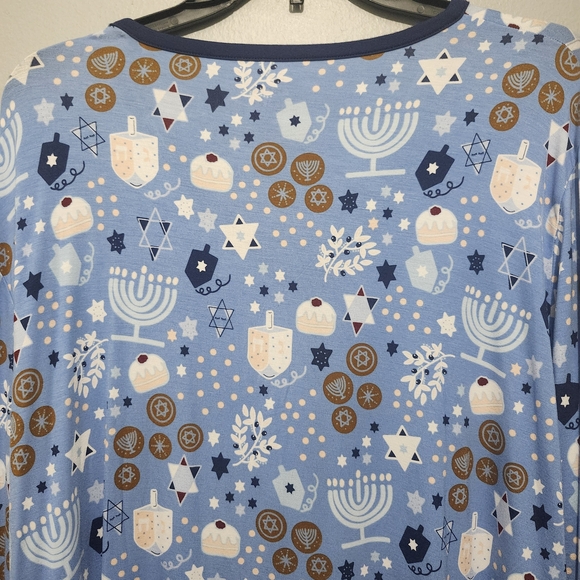 Little Sleepies Blue Pajama Top Size XXL New With Tags - Picture 6 of 6